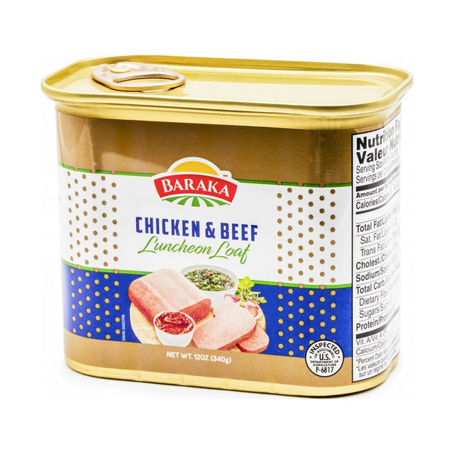 Baraka Chicken & Beef Luncheon 340 g - front of pack