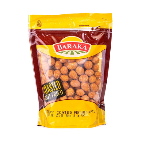 Baraka Coated Peanuts Chili 250 g - front of pack