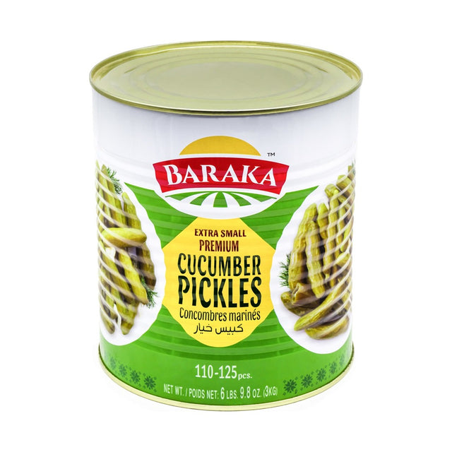 Baraka Cucumber Premium Baby Pickles 3 kg - front of pack