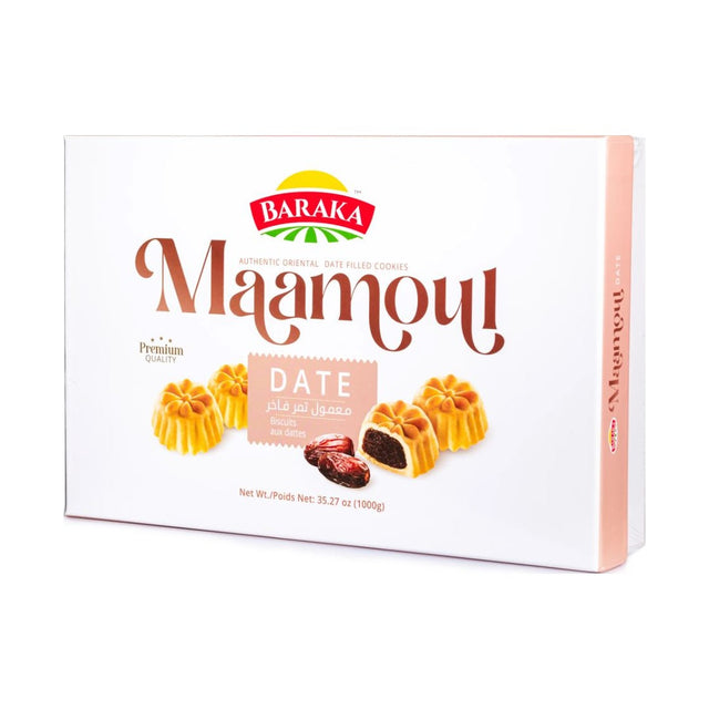 Baraka Date Maamoul Rectangle 1 kg - front of pack