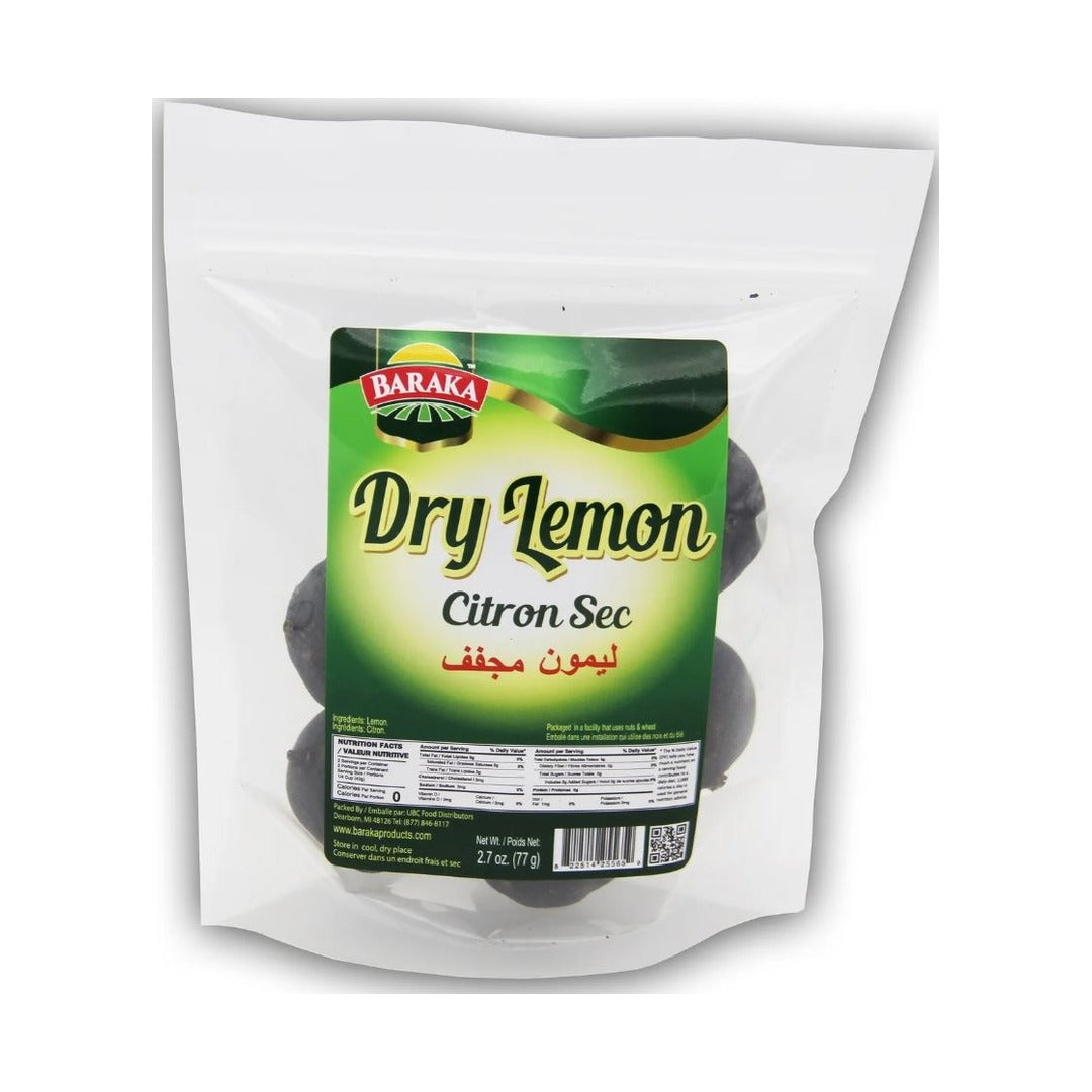 Baraka Dry Lemon 77 g - front of pack