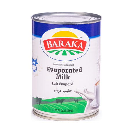 Baraka Evaporated Milk 384 ml - front of pack