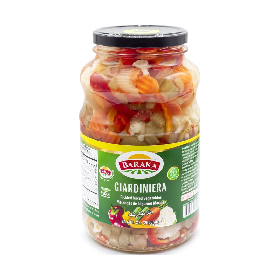 Baraka Giardiniera Mixed Pickles 2.65 L - front of pack