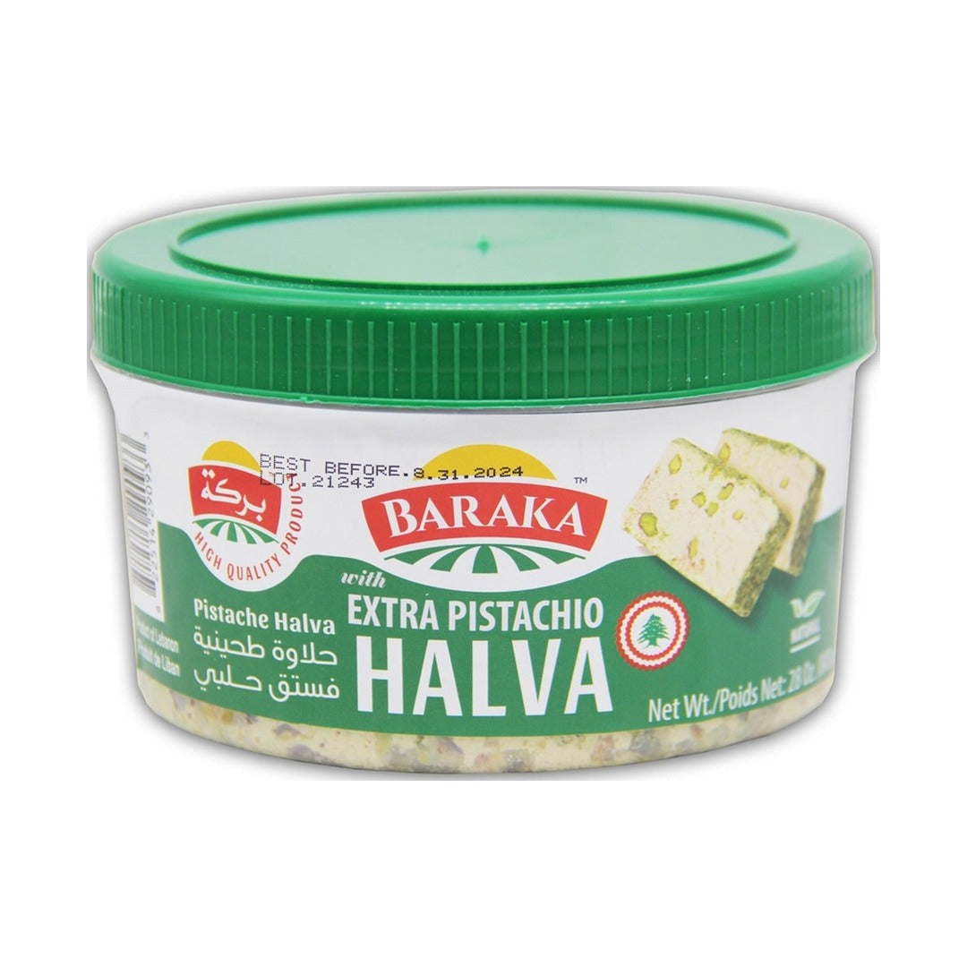 Baraka Halva-Pistachio-Clear 800 g - front of pack