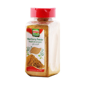 Baraka Hot Curry Powder Spice 198 g - front of pack