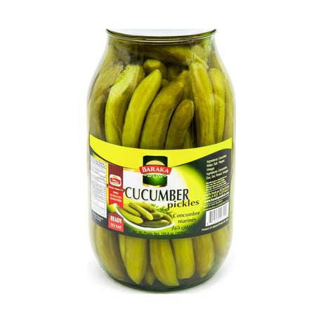 Baraka Cucumber Pickles 3 kg (Glass Jar) - front of pack