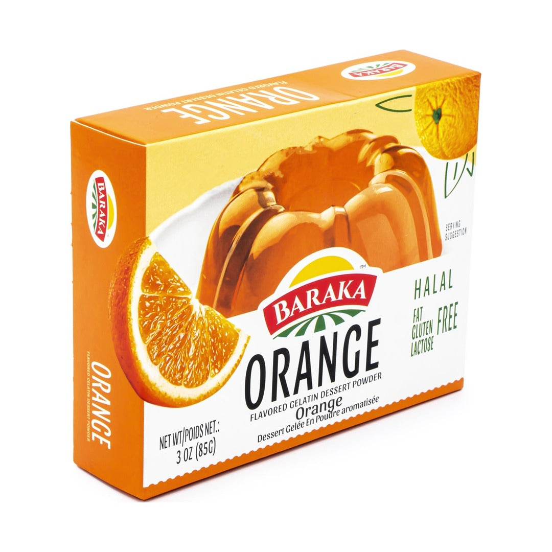 Baraka Jello Orange 85 g - front of pack
