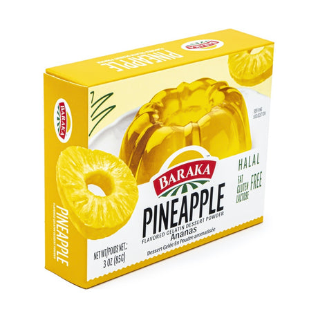 Baraka Jello Pineapple 85 g - front of pack