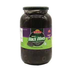 Baraka Olives Sliced Black 1.3 kg - front of pack