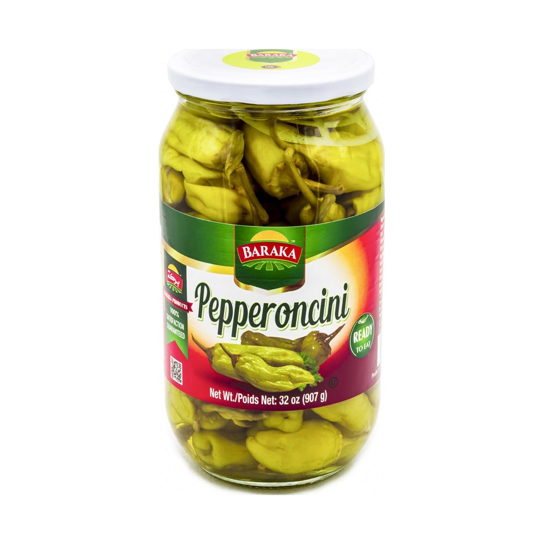 Baraka Pickled Pepperoncini 907 g - front of pack