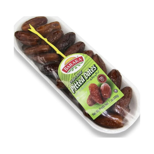 Baraka Pitted Dates 198 g - front of pack