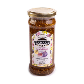 Baraka Premium Fig Jam with Sesame 450 g - front of pack