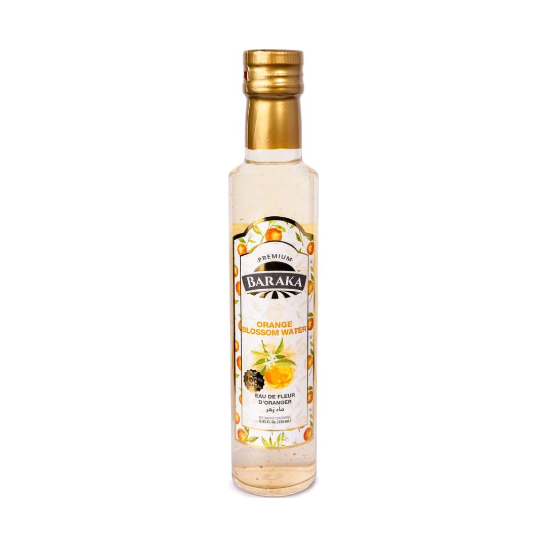Baraka Premium Orange Blossom Water 250 ml - front of pack