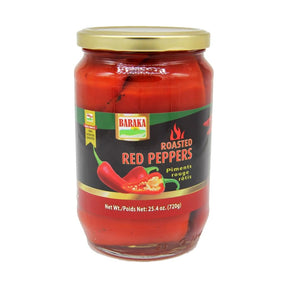 Baraka Roasted Red Peppers 710 g - front of pack