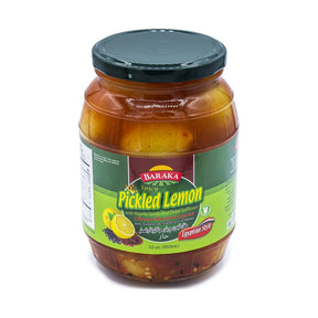 Baraka Spicy Pickled Lemon with Nigella Seeds & Dried Safflower Egyptian Style 950 ml - front of pack