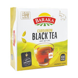 Baraka Tea Cardamom Black Filter Bags 200 g - front of pack