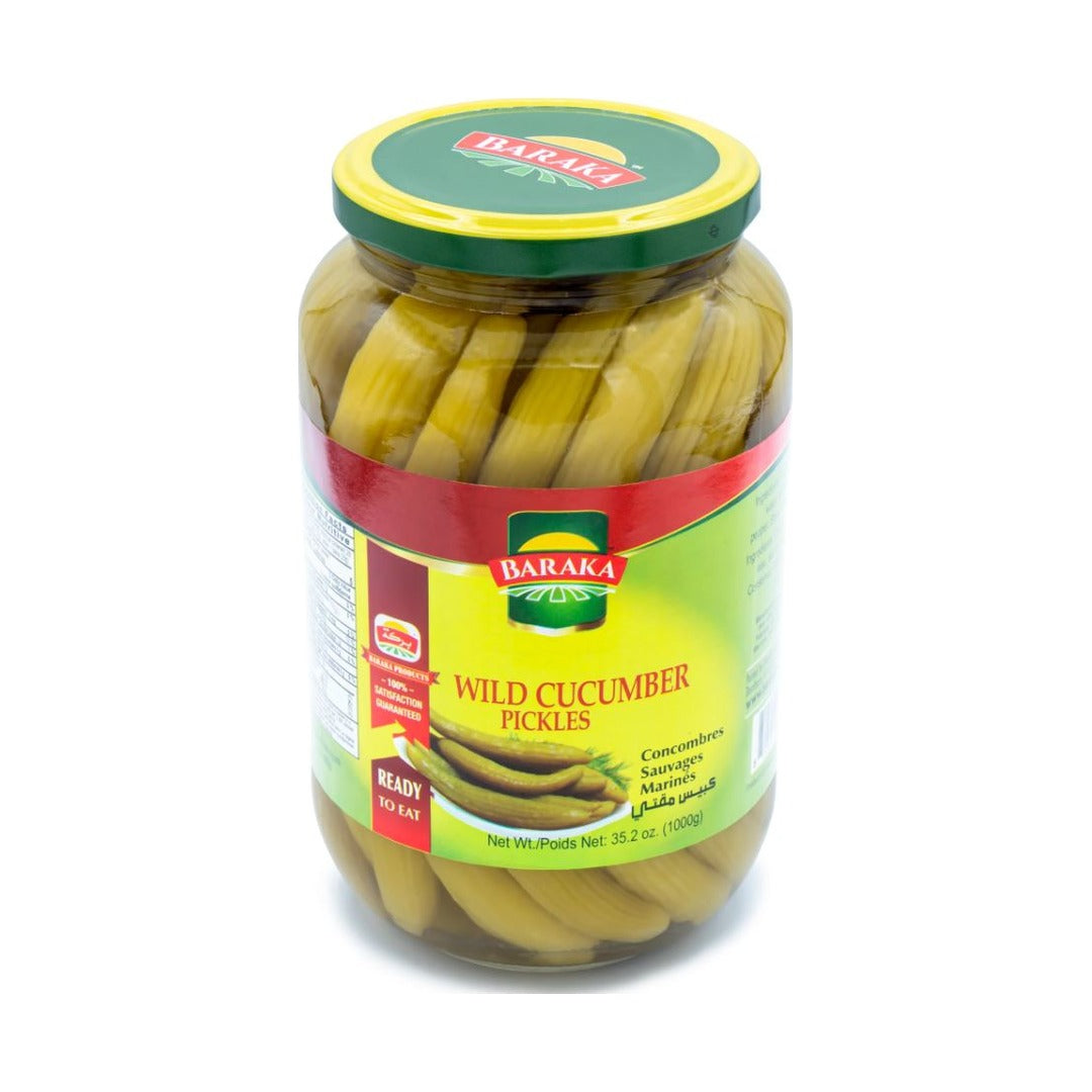 Baraka Wild Cucumbers Pickles 1 kg - front of pack