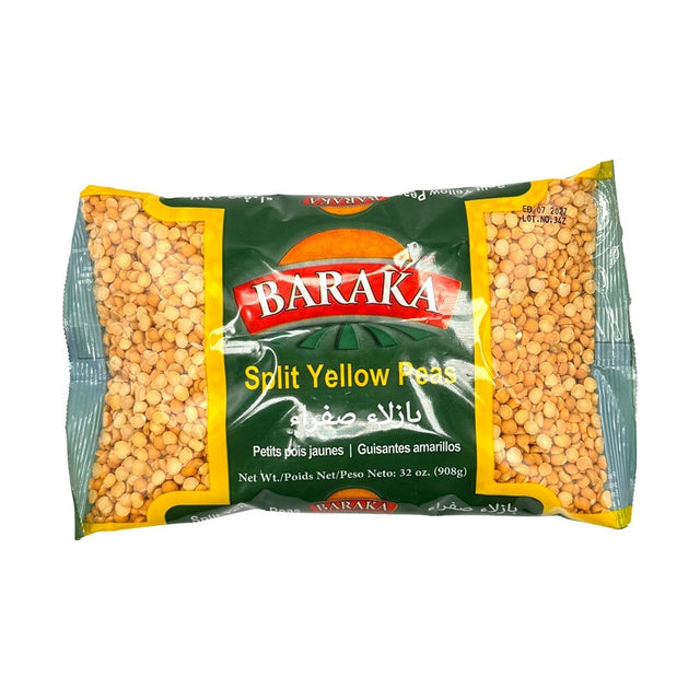 Baraka Yellow Split Peas 908 g - front of pack