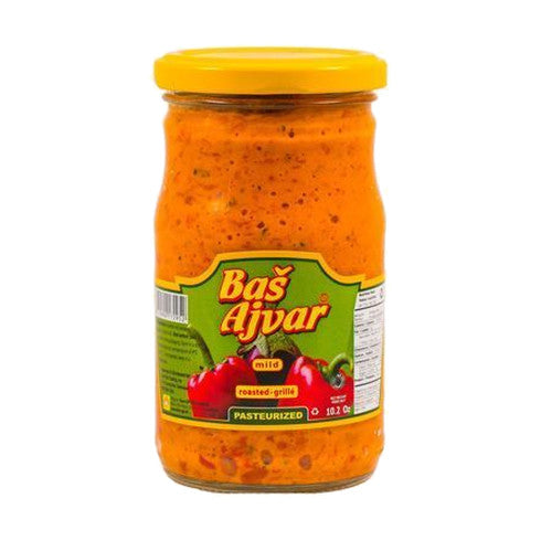Bas Ajvar Mild Pepper Paste, 10.2 oz