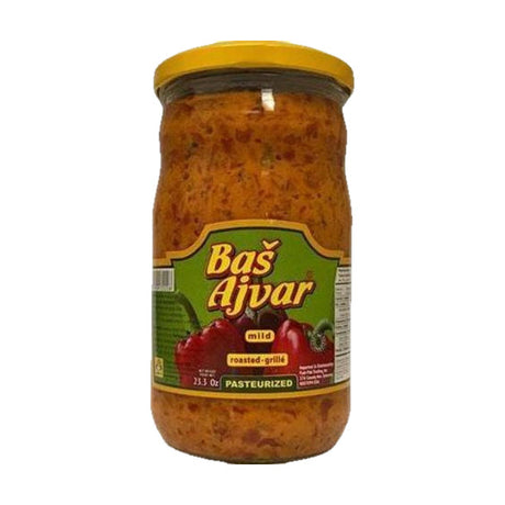 Bas Mild Ajvar Roasted Pepper & Eggplant Spread - 23.3 oz