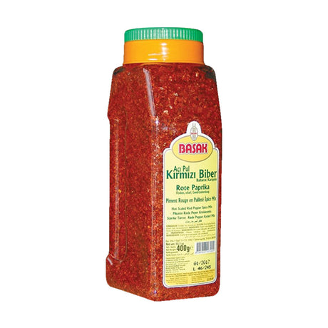 Basak Hot Scaled Red Pepper (Pul Biber), 400 g