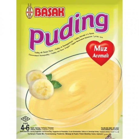 Başak Puding Muz Aromalı Banana Pudding Mix 130 g - front of pack