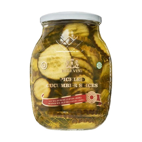 Belevini Cucumber Slices Pickled, 850 g