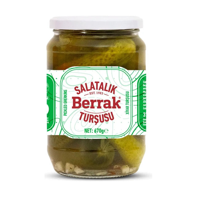Berrak Gherkin Pickles (Sal. Salatalik Tursusu) No:2 720 ml