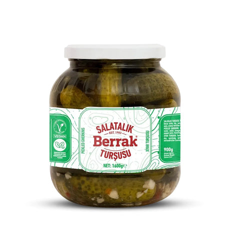 Berrak Pickled Gherkins (Salatalık Turşusu) 1600 g - front of pack