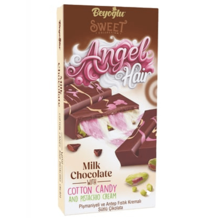 Beyoglu | Angel Hair Chocolate with Cotton Candy and Pistachio Cream - 170gr