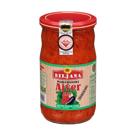 Biljana Vegetable Spread, Hot, Makedonski, 23.6 oz