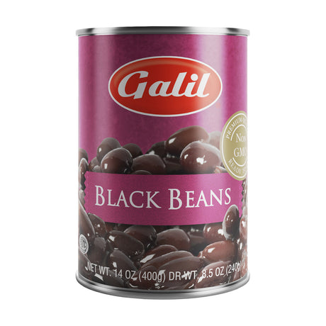 Galil Black beans, 14 oz