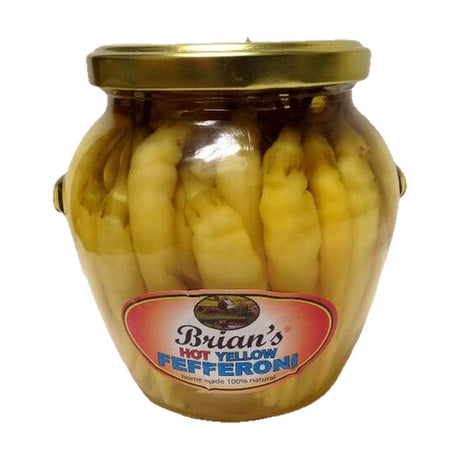 Brian's Hot Yellow Fefferoni, 19 oz