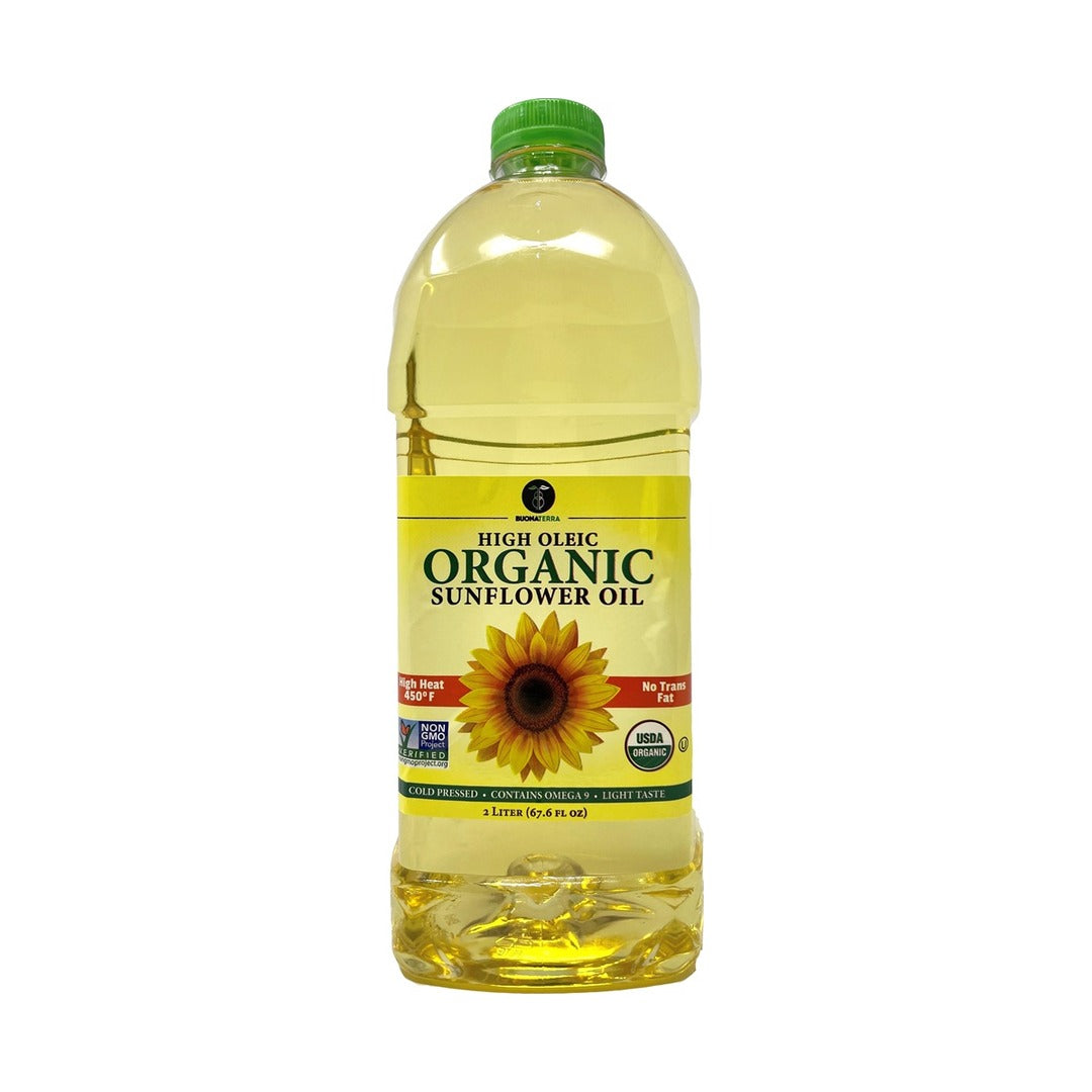 Buonna Terra Sunflower Oil Organic 2 L - front of pack