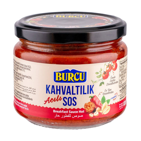 Burcu Kahvaltılık Acılı Sos Breakfast Sauce Hot, 320 g
