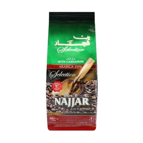 Cafe Najjar Coffee, with Cardamom, Ground, Pure Brazilian, 200 g