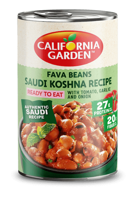 California Garden Fava Beans Saudi Koshna Recipe 450 g - front of pack