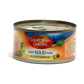 California Garden Light Solid Tuna in Sunflower Oil, 185 g