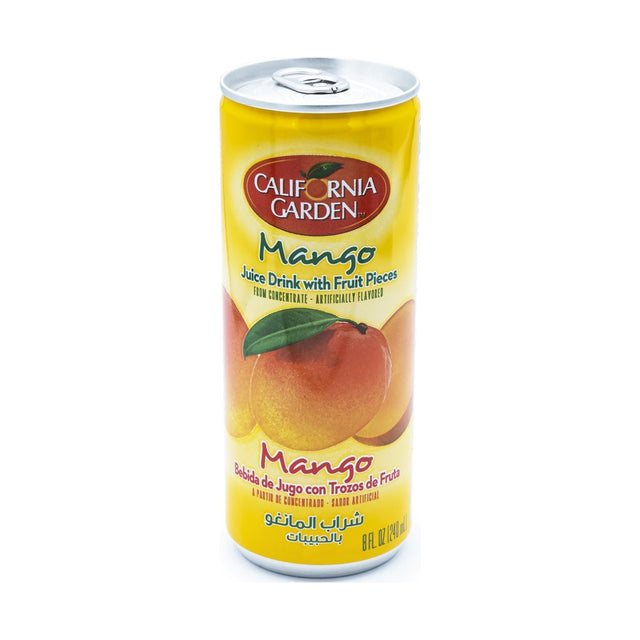 California Garden Mango Juice with Pieces 240 ml - front of pack