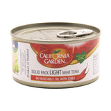 California Garden Tuna in Soya Bean Oil with Chili 185 g - front of pack