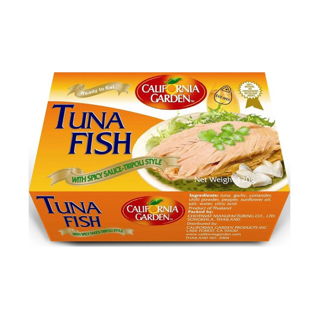 California Garden Tuna Tripoli Style Sliced 120 g - front of pack