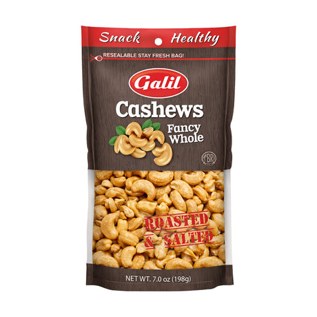Galil Whole roasted salted cashews, 7 oz