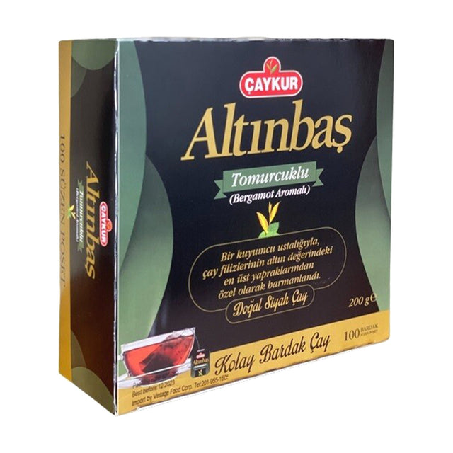 Çaykur Altınbaş Earlgrey (bergamot) Süzen Poşet Çay, 200 g