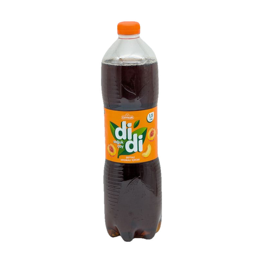 Çaykur Didi Soğuk Çay peach iced tea, 1.5 L plastic bottle with orange cap