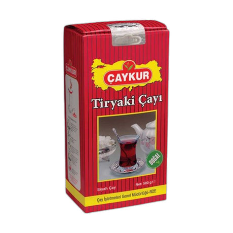 Çaykur Tiryaki Çayı loose black tea, 500 g red box