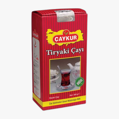 Çaykur Tiryaki Çayı loose black tea, 500 g red box