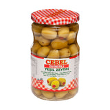 Cebel Green Olives with Pepper (glass Jar), 400 g