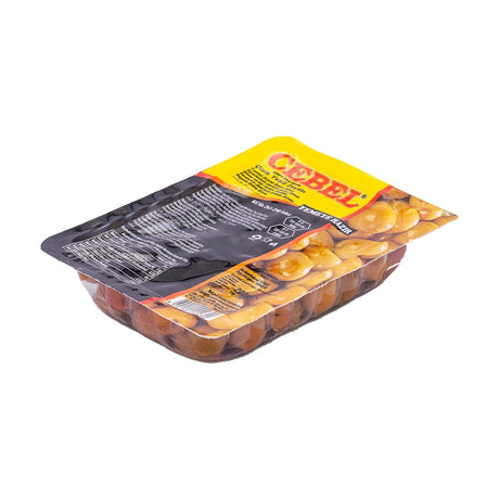 Cebel Çizik Yeşil Zeytin scored green olives, 200 g tray pack
