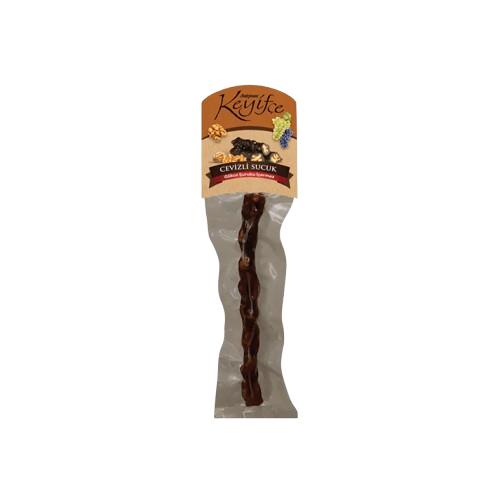 Keyifce Turkish Delight with Molasses & Walnut 3.5 oz (100g) Bar