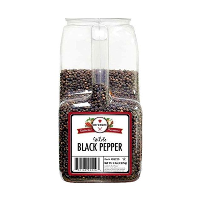 Chef's Reserve Whole Black Pepper 2.27 kg - front of pack